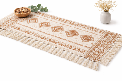 Boho Tischläufer aus Baumwolle