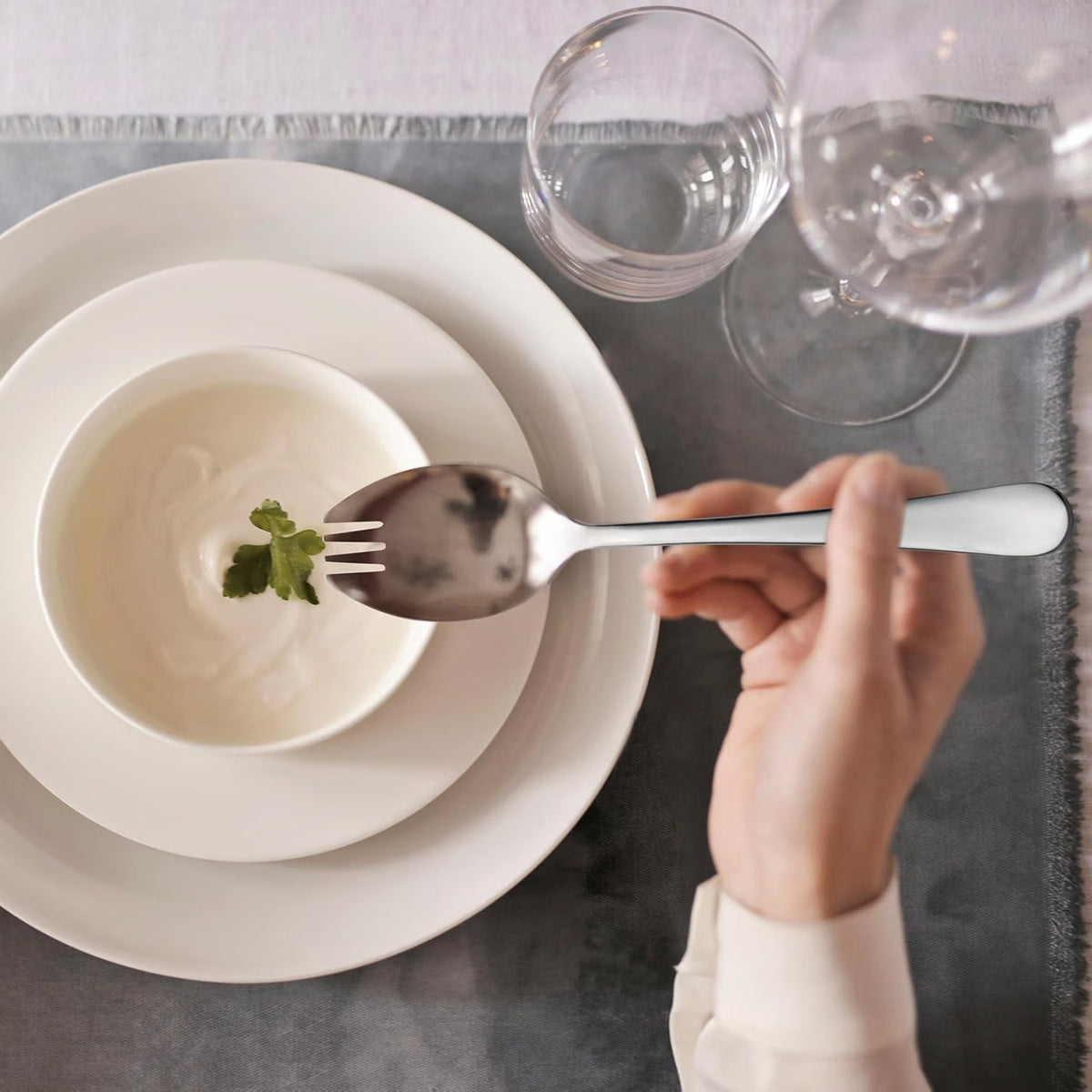 Shopnoria丨8-Piece Stainless Steel Spork Set (7.4 Inches)