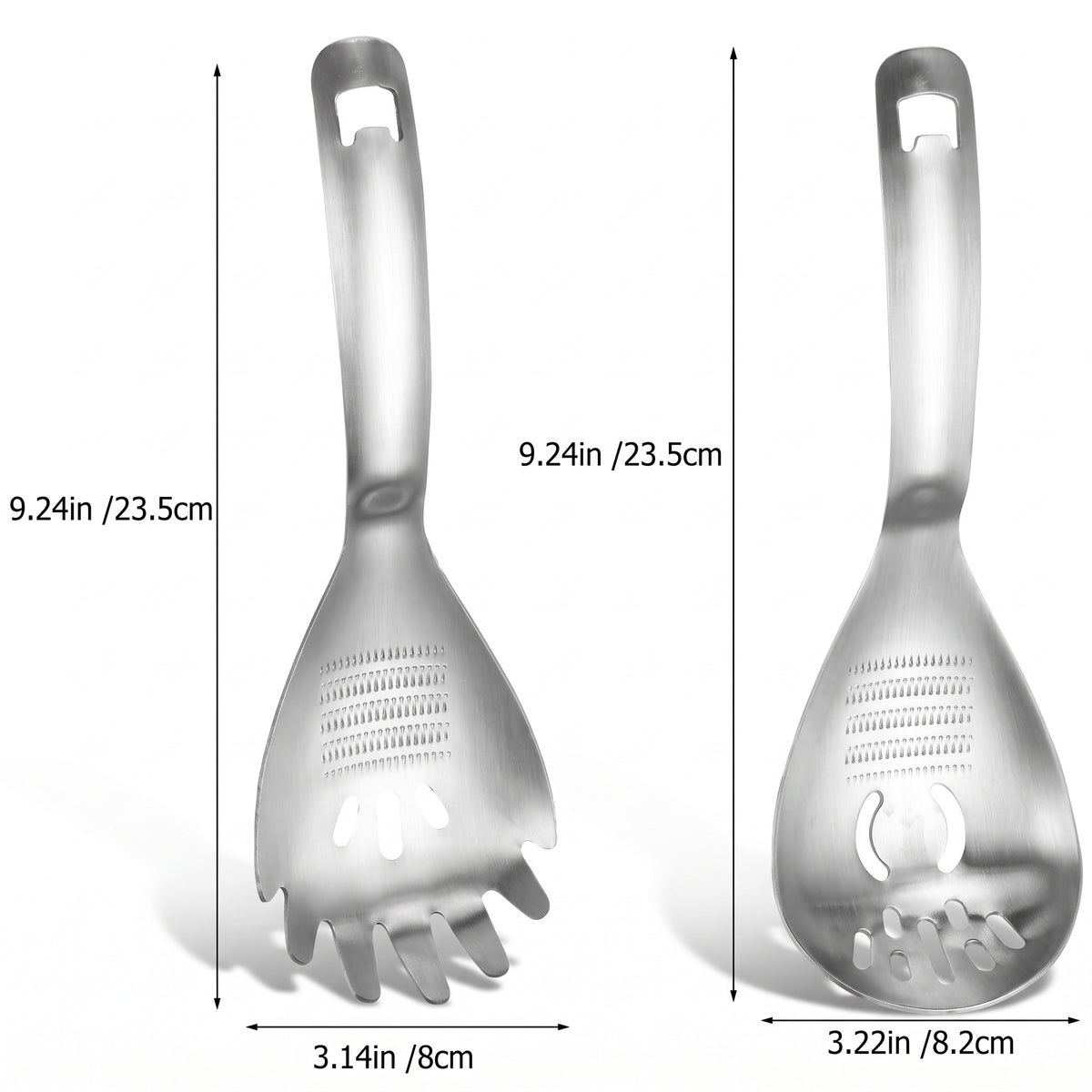Shopnoria丨2-Piece Stainless Steel 5-in-1 Multipurpose Kitchen Spoon